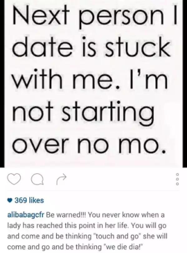 See This Hilarious Relationship Post Posted By Comedian Alibaba